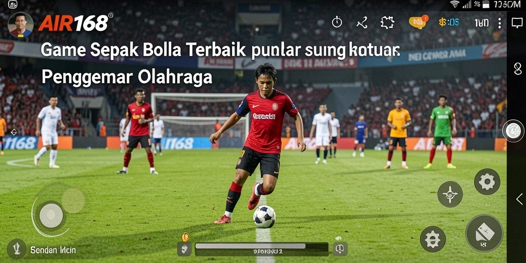 Gameplay seru dan menegangkan di AIR168 dengan tim sepak bola.
