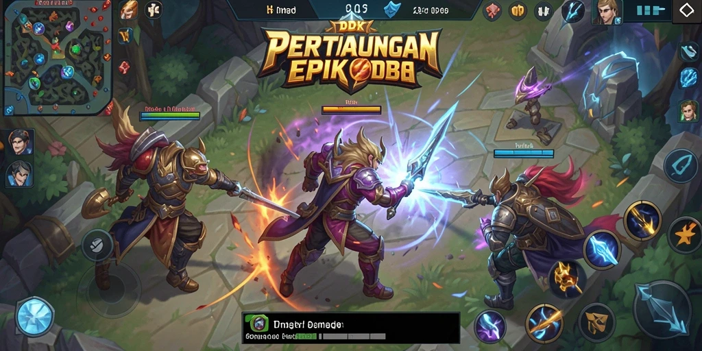 Tampilan seru dari pertempuran epik di DKK.