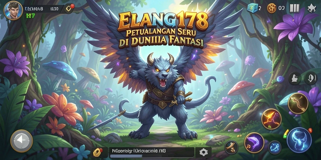 Screenshot gameplay menakjubkan dari ELANG178 saat menjelajahi dunia petualangan.