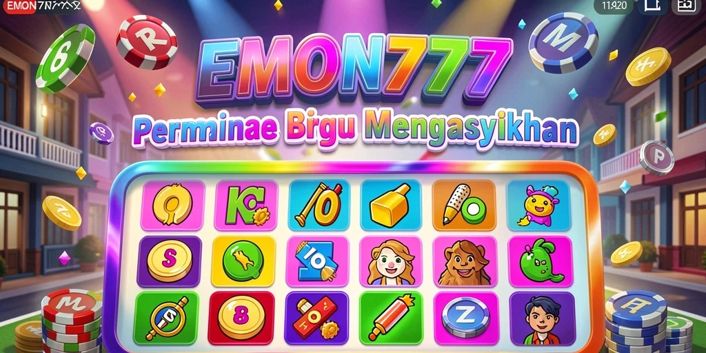 Tampilan gameplay Bingo seru dalam EMON777 yang mengasyikkan.
