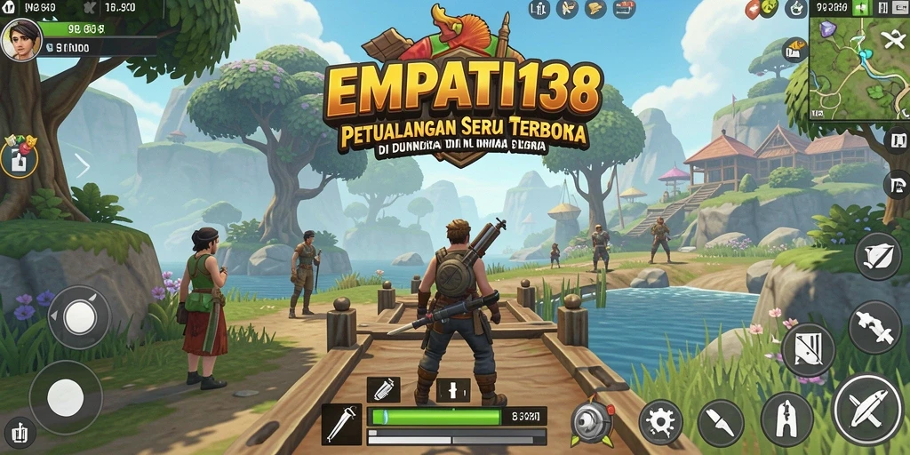 Tampilan gameplay EMPATI138 menampilkan eksplorasi dunia terbuka yang menakjubkan.