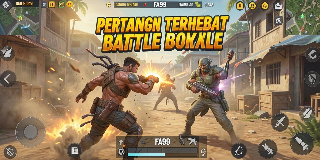 Gameplay seru dengan aksi Battle Royale yang mendebarkan.