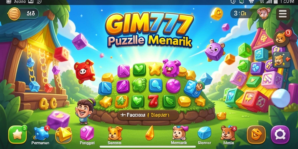 Tangkapan layar GIM777 menampilkan gameplay Puzzle yang seru dan menarik.