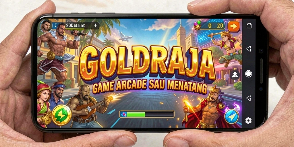 Tampilan gameplay menantang dari GOLDRAJA dalam aksi!