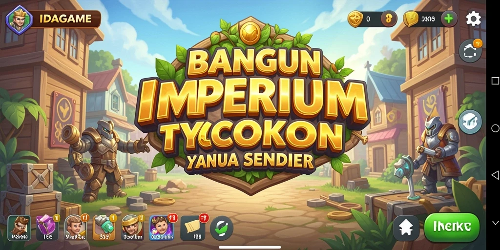 Screenshot IDAGAME menunjukkan keseruan gameplay Tycoon yang menantang.