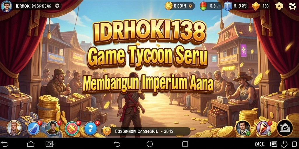 Tampilan menarik dari gameplay IDRHOKI138 yang menciptakan dunia Tycoon.