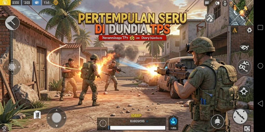 Tampilan menarik dari gameplay pertempuran dalam IDRRP.