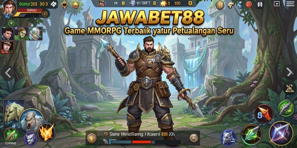 Tampilan gameplay seru JAWABET88 dengan petualangan tanpa batas.
