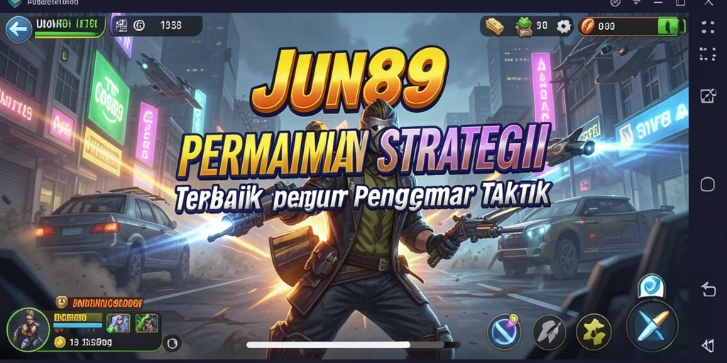 Tampilan screenshot gameplay JUN88 yang menunjukkan pertarungan strategis.