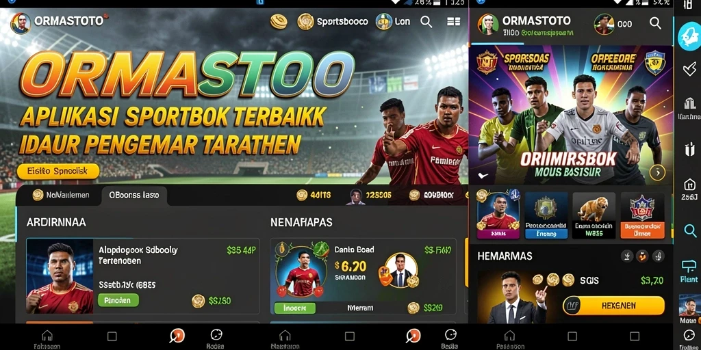 Tampilan gameplay menarik dari aplikasi sportsbook ORMASTOTO.