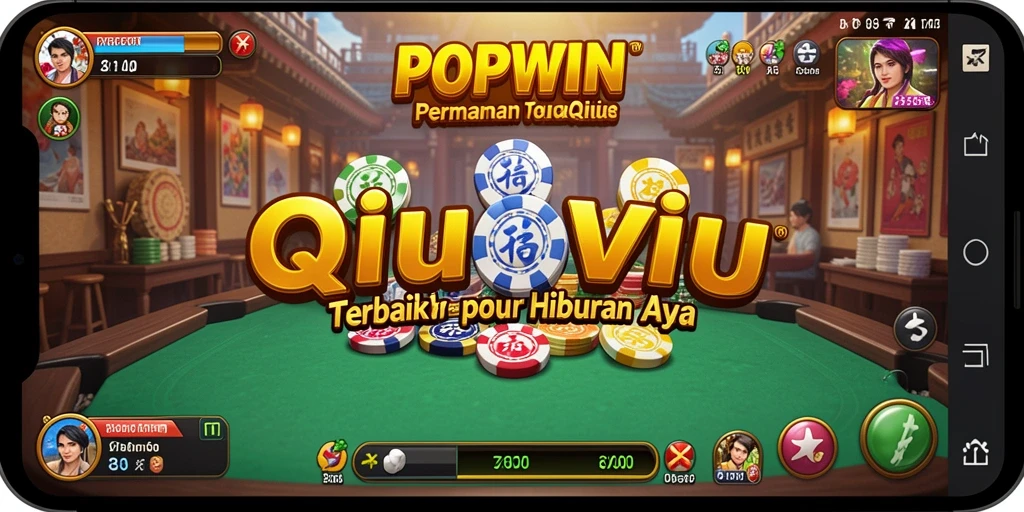 Tampilan gameplay QiuQiu yang menarik dari POPWIN.