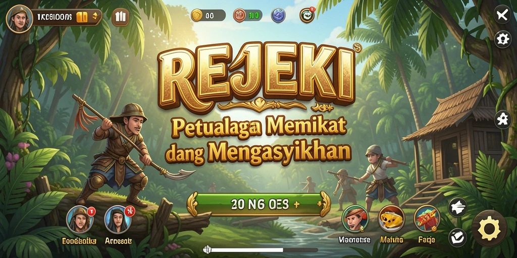 Gameplay seru dan menantang dari REJEKI yang memukau.