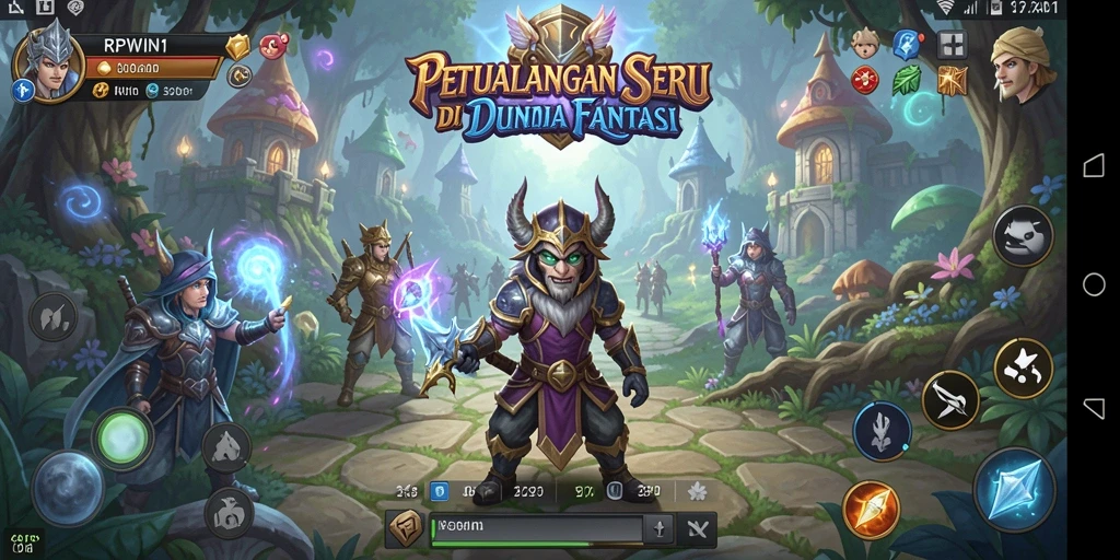 Screenshot dari gameplay RPWIN1 menampilkan petualangan seru yang menakjubkan.