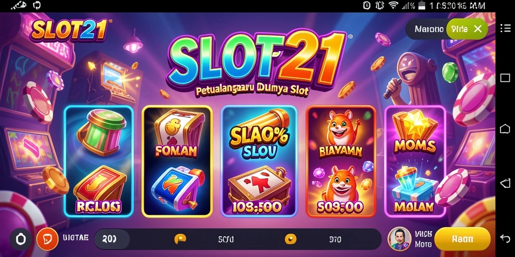 Tampilan gameplay menarik dalam dunia petualangan SLOT21.