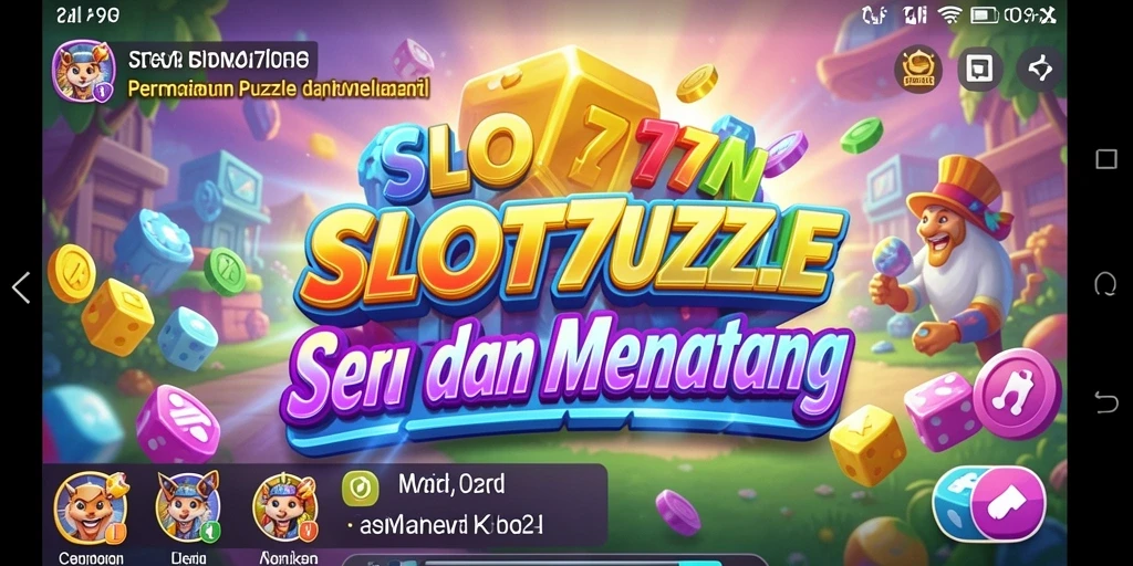 Tampilan gameplay menarik dari SLOT777 dengan tantangan Puzzle.