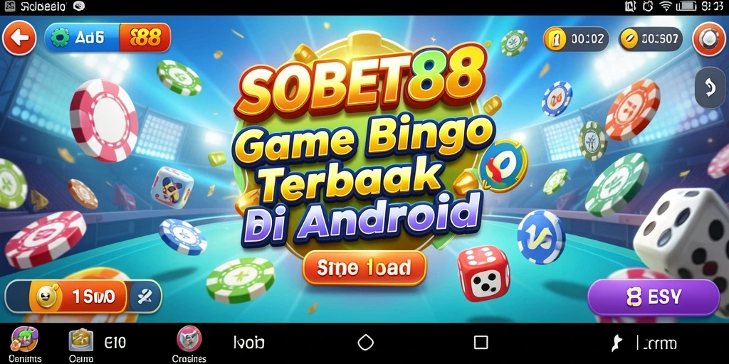 Tampilan gameplay menarik dari game Bingo SOBET88.