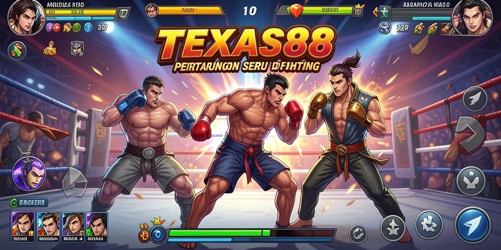 Tampilan gameplay TEXAS88 yang seru dan penuh aksi.